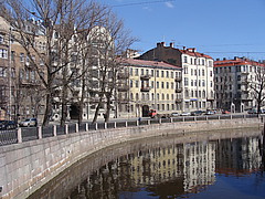 Петроградская сторона 2008 год. Река Карповка.