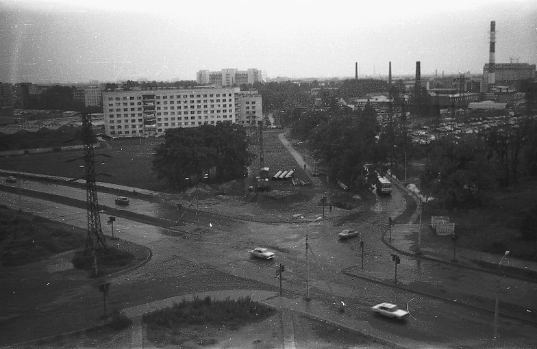 Ленинград. Перекрёсток Блюхера и Лабораторной примерно в 90-м. году.