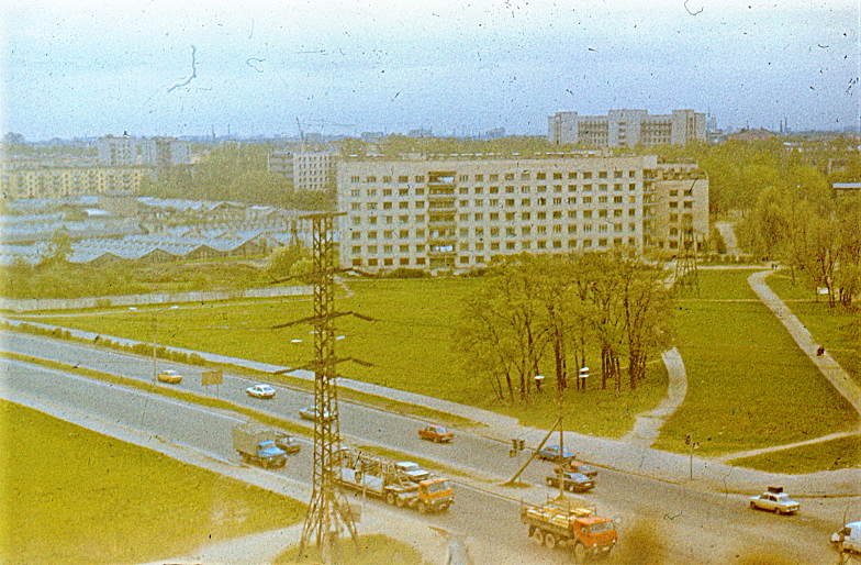 Ленинград. Проспект Маршала Блюхера в конце 80-х.